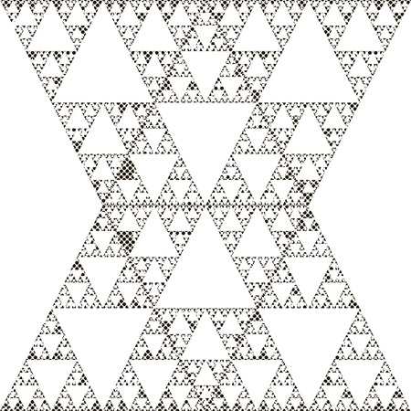 Seamless patterned texture in the form of square tilesのイラスト素材