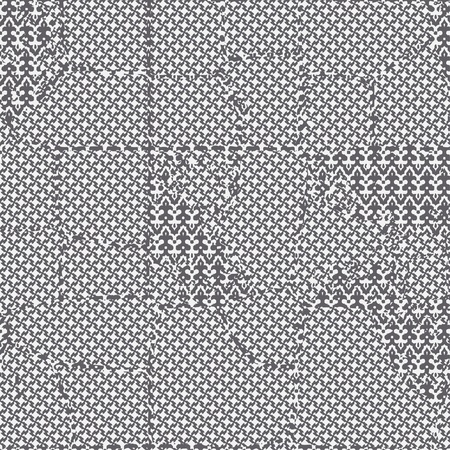 Seamless patterned texture in the form of square tilesのイラスト素材
