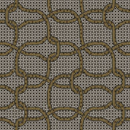 Seamless patterned texture in the form of square tilesのイラスト素材