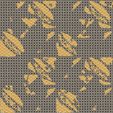 Seamless patterned texture in the form of square tilesのイラスト素材