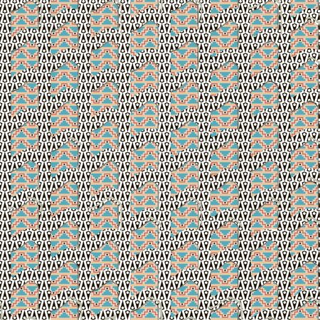 Seamless patterned texture in the form of square tilesのイラスト素材