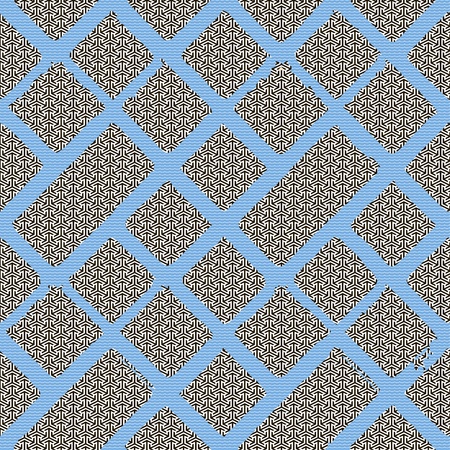 Seamless patterned texture in the form of square tilesのイラスト素材
