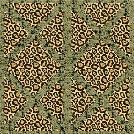 Seamless patterned texture in the form of square tilesのイラスト素材