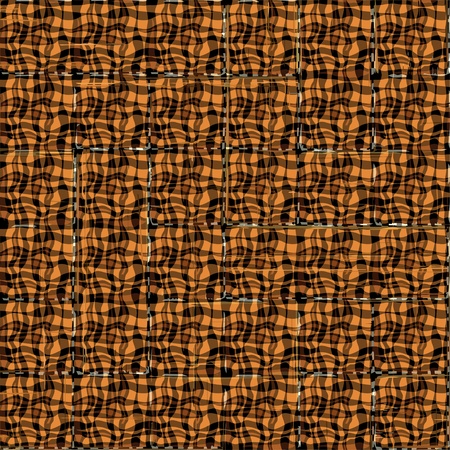 Seamless patterned texture in the form of square tilesのイラスト素材