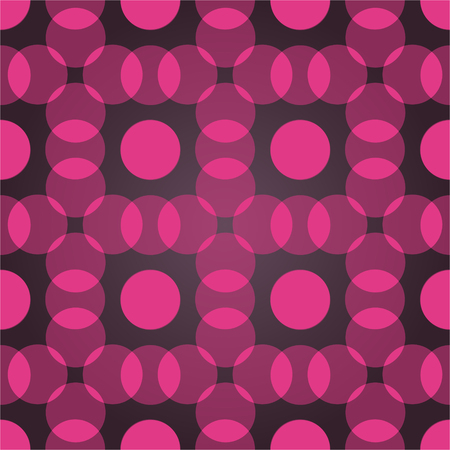 Vector - Seamless patterned dark texture with large purple polka dots のイラスト素材