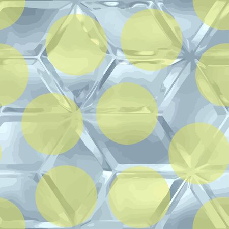 Seamless patterned texture in the form of square tilesのイラスト素材