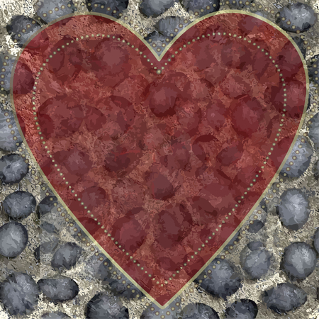 Seamless patterned texture in the form of square tilesのイラスト素材