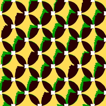 Seamless patterned texture in the form of square tilesのイラスト素材