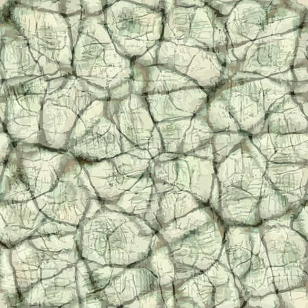 Seamless patterned texture in the form of square tilesのイラスト素材