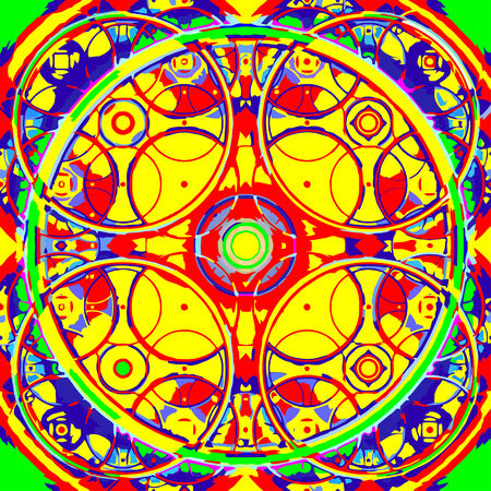 Seamless patterned texture in the form of square tilesのイラスト素材