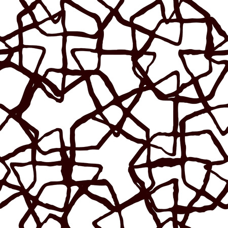 Seamless patterned mask decoration in the form of a squareのイラスト素材