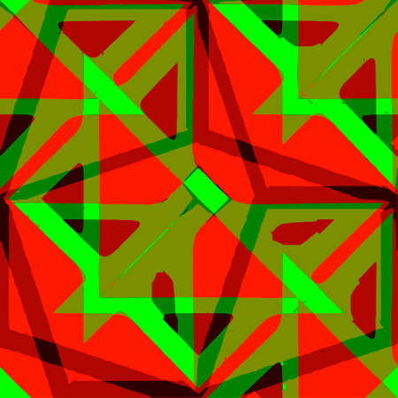 Ornate seamless texture in the form of square tilesのイラスト素材