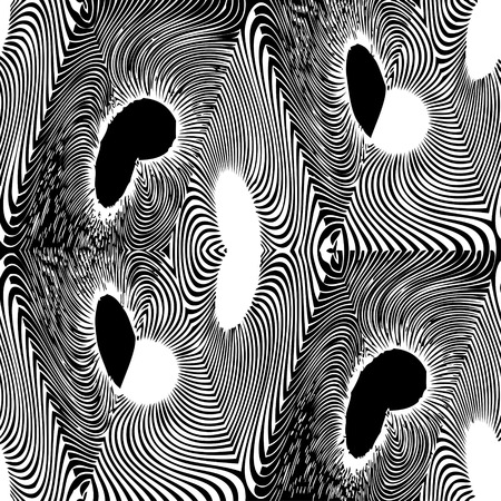 Ornate seamless texture in the form of square tilesのイラスト素材