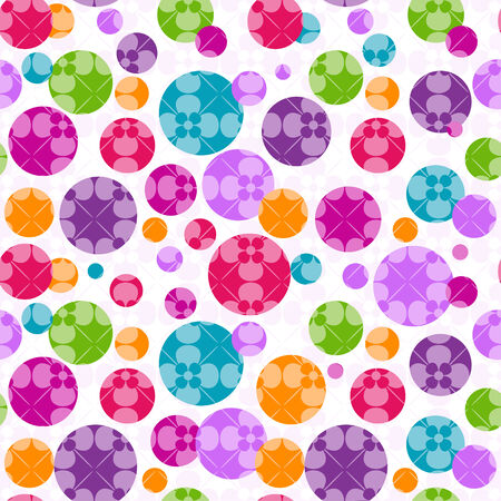 Ornate seamless texture in the form of square tilesのイラスト素材