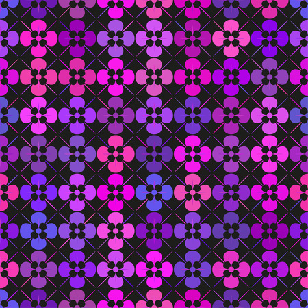 Ornate seamless texture in the form of square tilesのイラスト素材