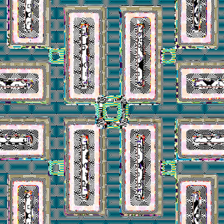 Ornate seamless texture in the form of square tiles