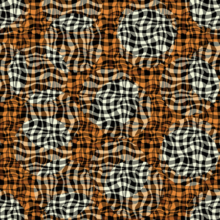 Ornate seamless texture in the form of square tilesのイラスト素材