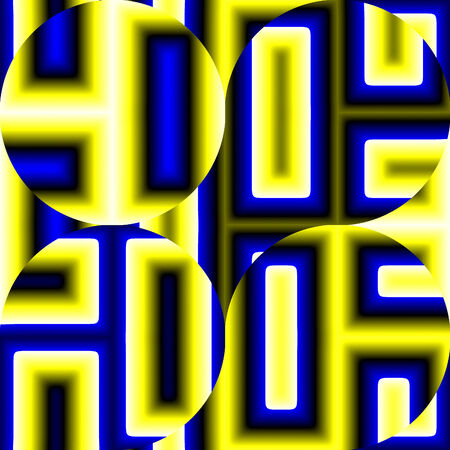 Ornate seamless texture in the form of square tilesの写真素材