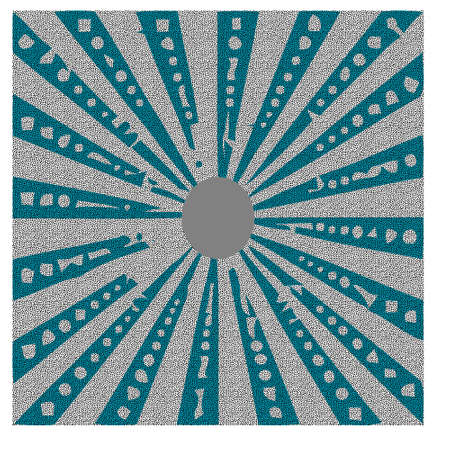 Ornate seamless texture in the form of square tilesのイラスト素材