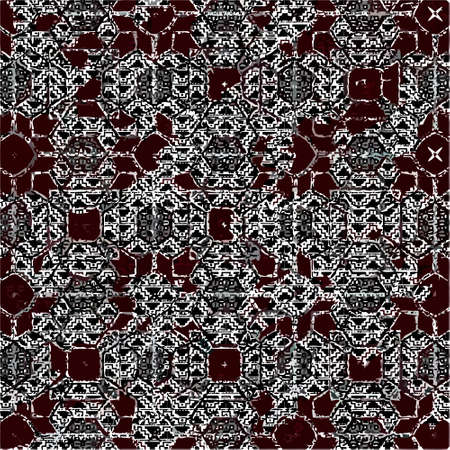  in the form of square tilesのイラスト素材