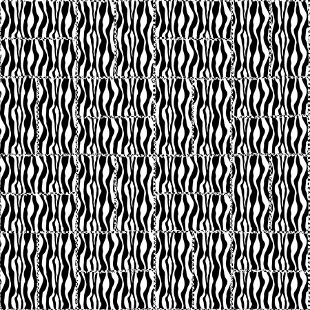 Seamless striped texture in the form of a square frameのイラスト素材