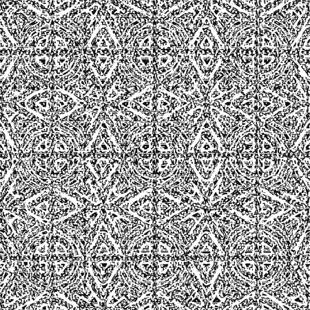 Ornate seamless texture in the form of square tilesのイラスト素材