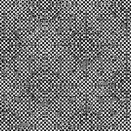 Ornate seamless texture in the form of square tilesのイラスト素材