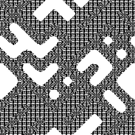 Ornate seamless texture in the form of a square frame