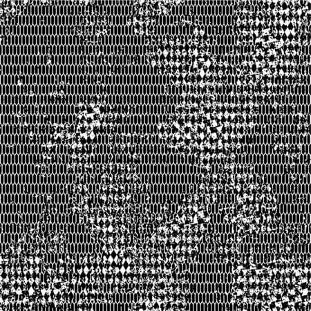 Seamless pattern patterned in the form of square tilesのイラスト素材