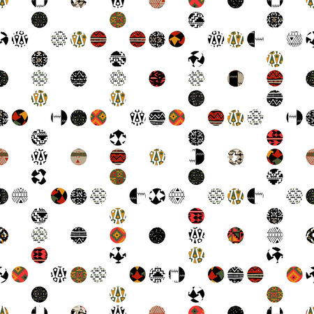 Seamless patterned texture in the form of square tilesのイラスト素材