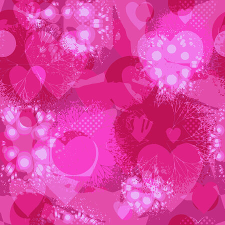 Seamless patterned texture in the form of square tilesのイラスト素材