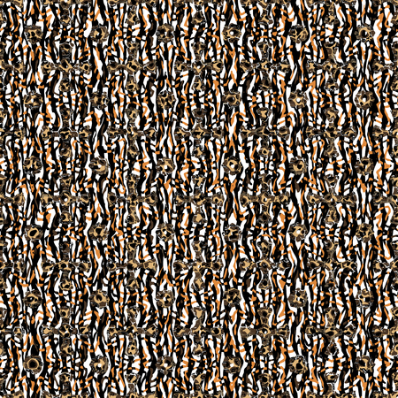 Abstract patterned texture in the form of a square frameのイラスト素材