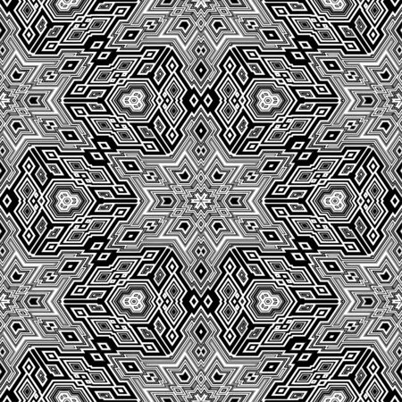 Seamless patterned texture in the form of square tilesのイラスト素材