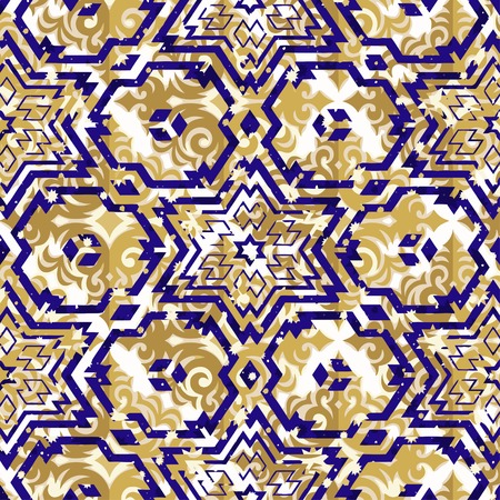 Seamless patterned frame in the form of square tiles; backgroundのイラスト素材