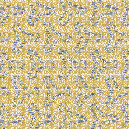Seamless patterned frame in the form of square tilesのイラスト素材
