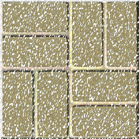 Patterned chaotic frame texture in the form of square tilesの写真素材