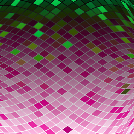 Patterned frame of squares in the form of square tilesのイラスト素材