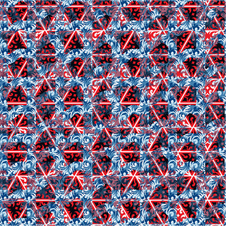 Creative patterned texture in the form of square tiles
