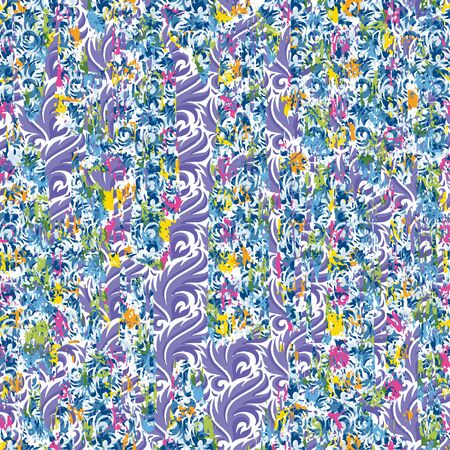 Abstract creative texture in the form of square tilesのイラスト素材