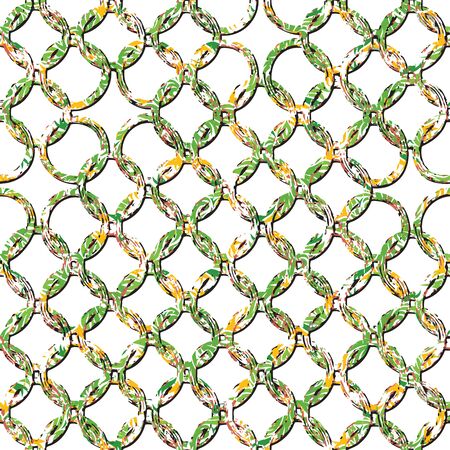 Lace patterned grid in the form of square tiles;のイラスト素材