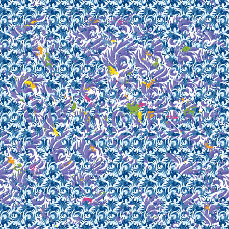 Patterned frame in the form of square tilesのイラスト素材