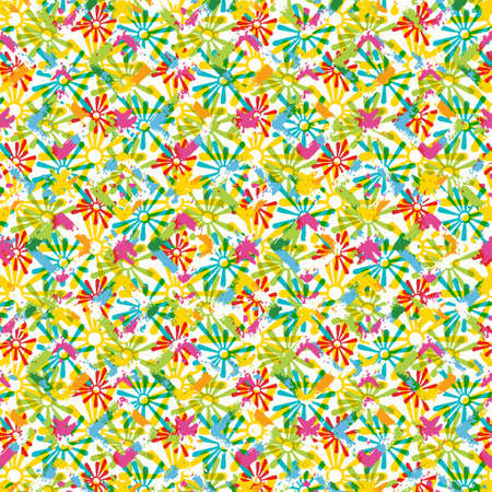 Creative texture in the form of square tilesのイラスト素材