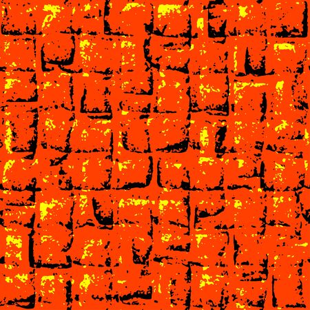 Patterned frame in the form of square tilesのイラスト素材