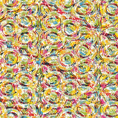 Creative patterned texture in the form of square tilesのイラスト素材