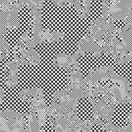 Patterned texture as square tilesのイラスト素材