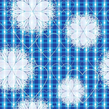 Patterned decorative texture in the form of a square tileのイラスト素材