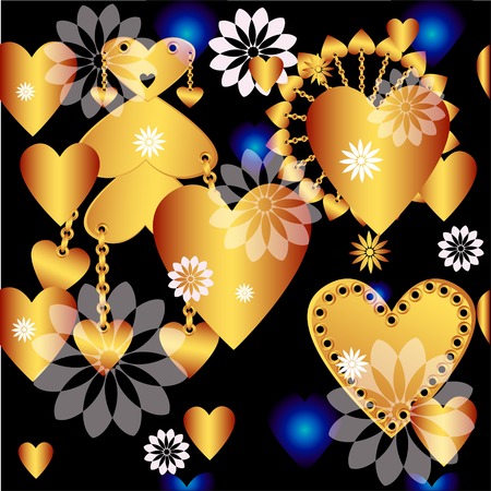 Creative Valentine in the form of a square frameのイラスト素材
