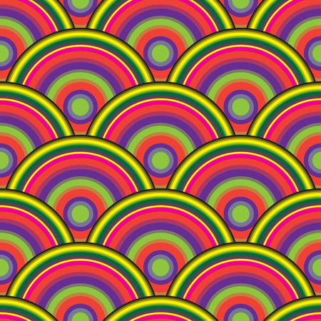 Creative Mandala texture as square tilesのイラスト素材