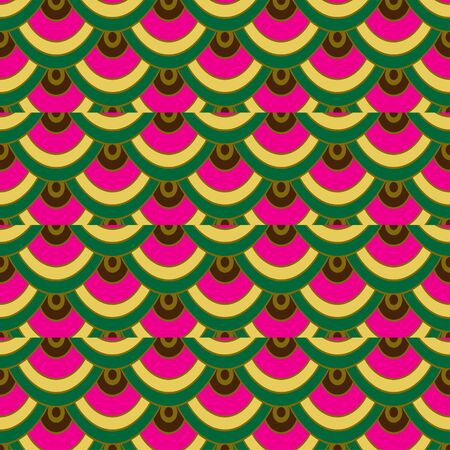 Creative patterned texture in the form of square tiles (vector EPS 10)のイラスト素材