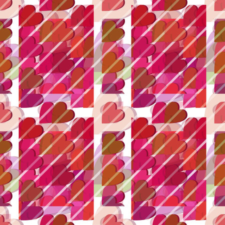 Ornate creative texture in the form of square tiles (vector EPS 10)